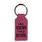 Keychain - Rectangle - Im a teacher Im kind of a big deal - Leather